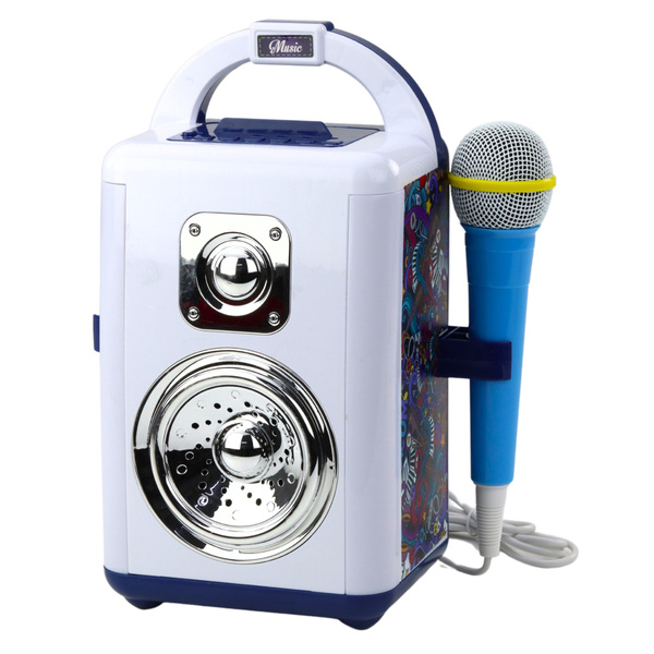 Sound Box Musik Kit Mikrofon Bluetooth Lautsprecher MP3 Aufnahme LED