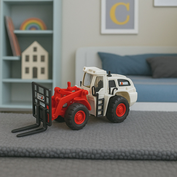 Gabelstapler, Metallgabeln, verstellbare Lichter, Geräusche