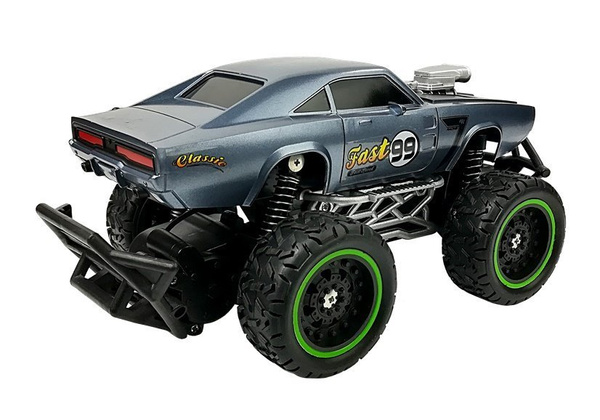 Remote controlled Car Off-road R/C Blue High Wheels