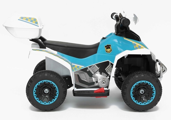 Elektro Quad YSA021A Polizei Weiß