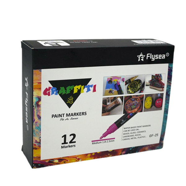 Set Acrylmarker Intensive Farben 12 Stk