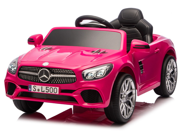 S506 Pink Electric Ride-On Car Mercedes SL500