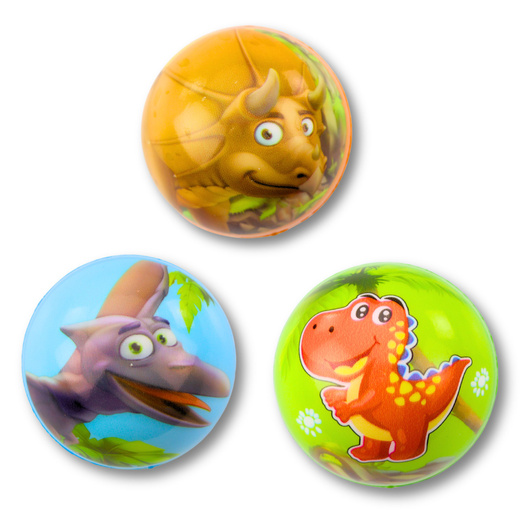 Foam Bouncy Ball Dinosaurs 6.5 cm