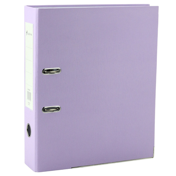 A4/80mm Document Binder with Lever Mechanism, Purple