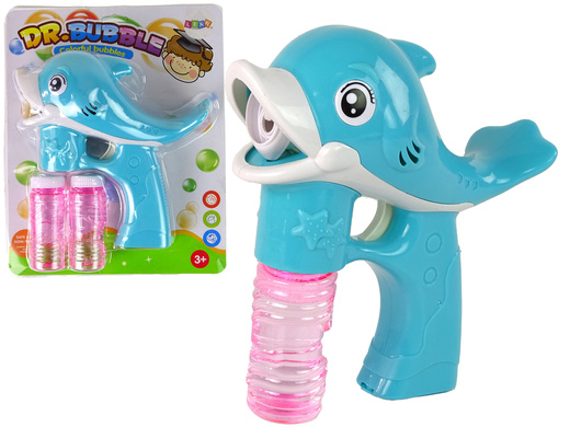 Dolphin Blue Soap Bubble Machine
