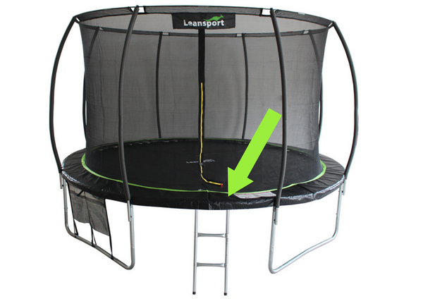 Federabdeckung für Trampolin Sport Max 6ft Schwarz-Grün