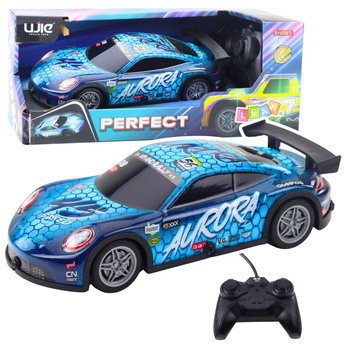 RC-Rennwagen mit Lightning Shell, Blau