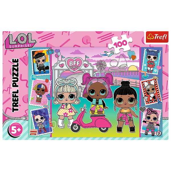 Puzzle - "100" - LOL Dolls Photos Trefl 16443