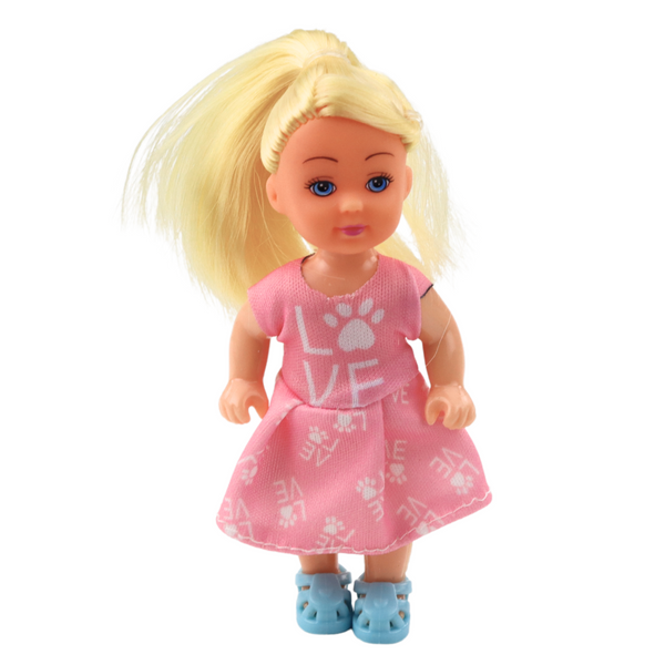 3er-Set Mini-Puppen für die Geburtstagsparty, Geburtstagspuppenkleid, 3-tlg.