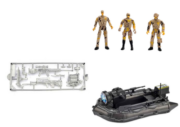 Militär-Set, Militärpanzer, Jet-Soldaten, Tonlichter