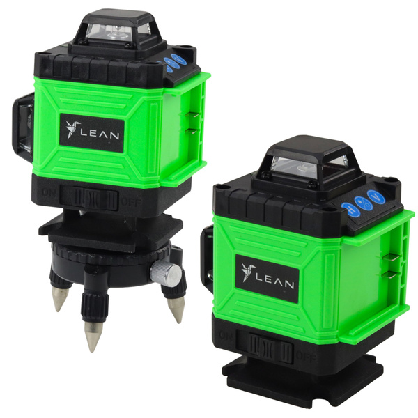 4D Laser Level Plane 16 Linien Tasche 2 Batterien Grün