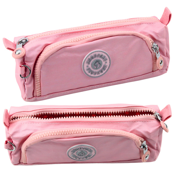 School Pencil Case Functional Two Pockets Pendant Mix