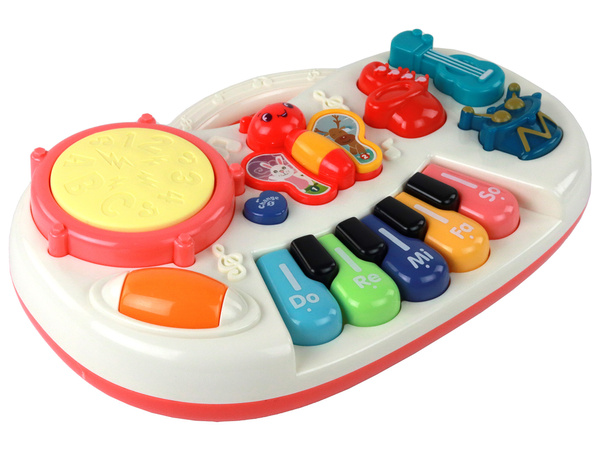 Educational Piano Keys Instruments Butterflies Educational Music Panel