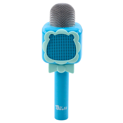 Wireless Bluetooth Microphone Karaoke Recording Voice Changer Blue