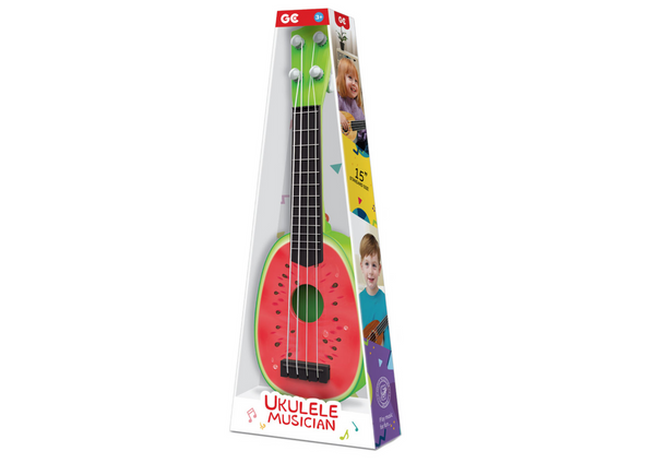 Children's Ukulele Mini Guitar 4 Strings Fruit Watermelon 15"