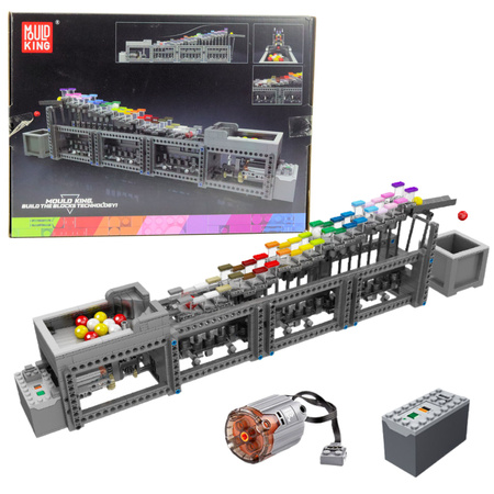 Construction Blocks Ball Track with Electric Motor 1038 pcs.