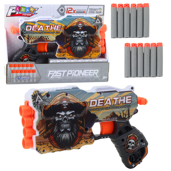 Pirate Foam Dart Gun Magazin für 4 Darts 12 Stk.