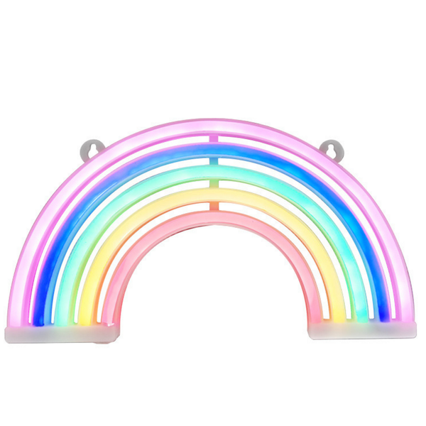 Decorative Night Light Neon Rainbow LED Battery Operated