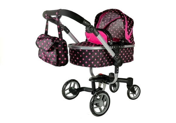 Puppenwagen Alice Kinderwagen Puppe Puppenkarre Wagen Rosa