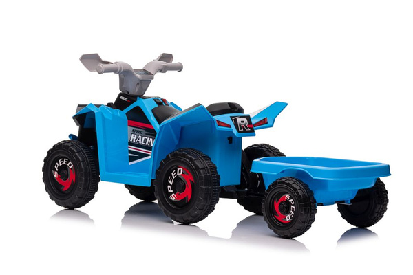 XMX630T Blue Battery Quad Bike With Trailer