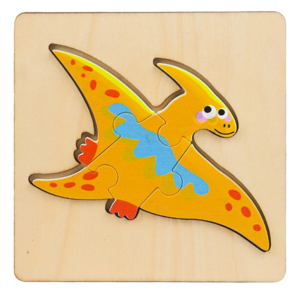 Holzpuzzle Farbpuzzle 11 x 11cm Mix