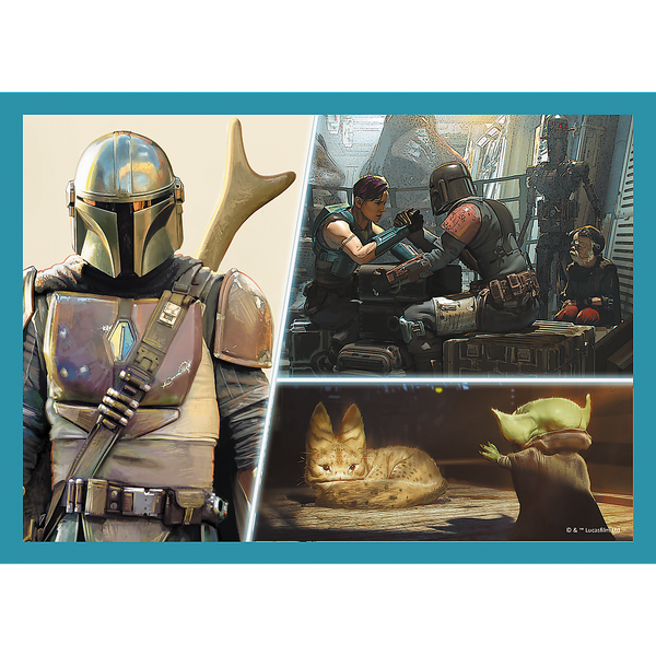 Puzzle - "4in1" - Mandalorian Trefl 34397