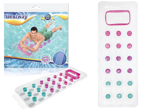 Luftmatratze Transparent 188 x 71 cm Bestway 43040