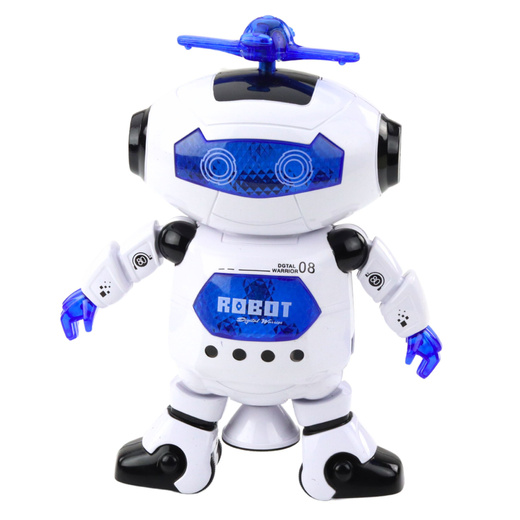 Elektronischer interaktiver Roboter, tanzende Lichter und Geräusche