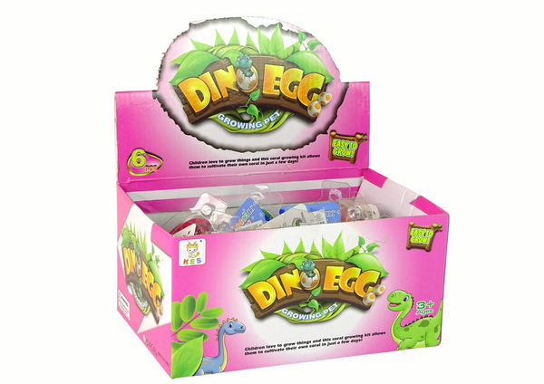 Wachsendes Dinosaurier-Ei 7,5 cm, 6 Farben