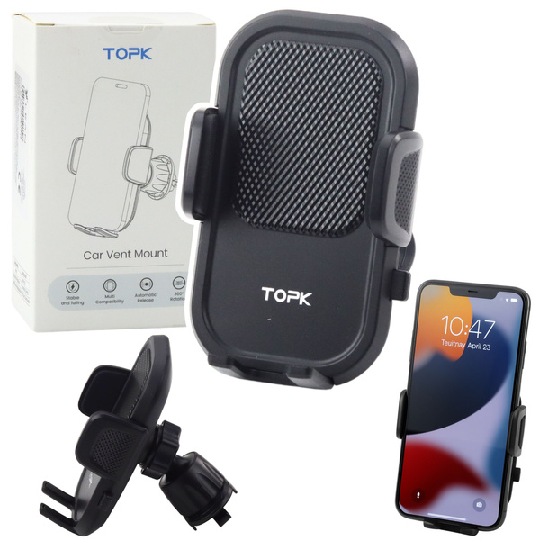 TOPK Car Air Vent Mount with Adjustable Arms