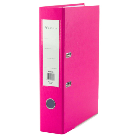 Dokumentenordner A4/80 mm mit Hebelmechanismus, Pink