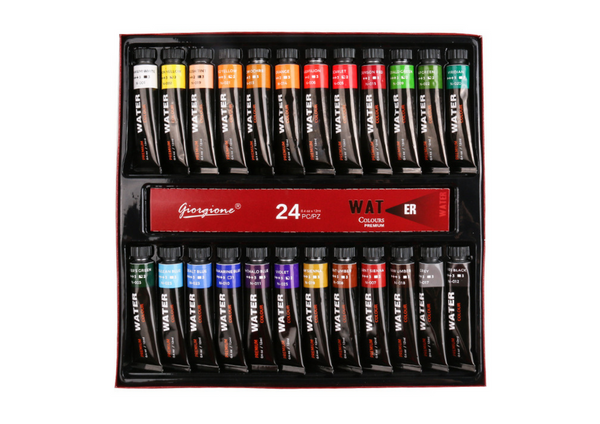 Acrylic Paint Set in Tube 24 Colors