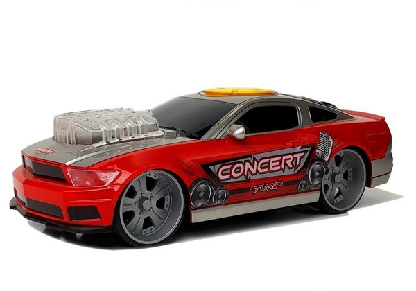 Auto-DJ mit Musikpanel und Lichtlautsprechern