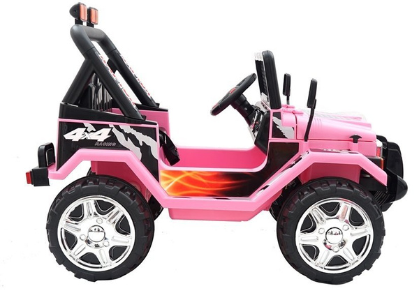 Kinderfahrzeug Jeep Raptor S618 EVA Rosa Auto EVA-Reifen Frontscheinwerfer Auto