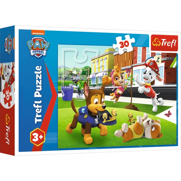 Puzzle - 30 - Psiaki w Akcji - Psi Patrol - Trefl 18306