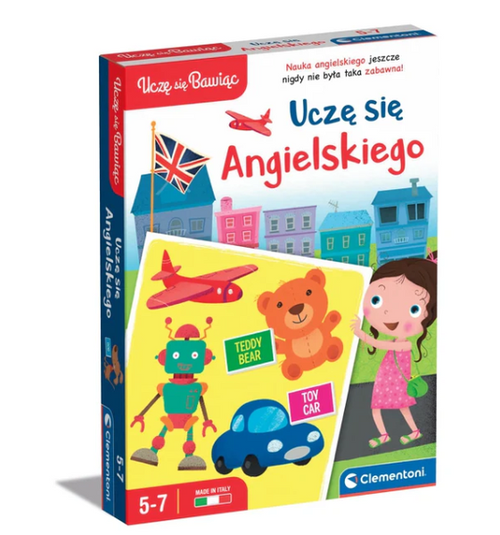 Lernspiel Ich lerne Englisch Ich lerne beim Spielen Polnische Sprache Clementoni 50769