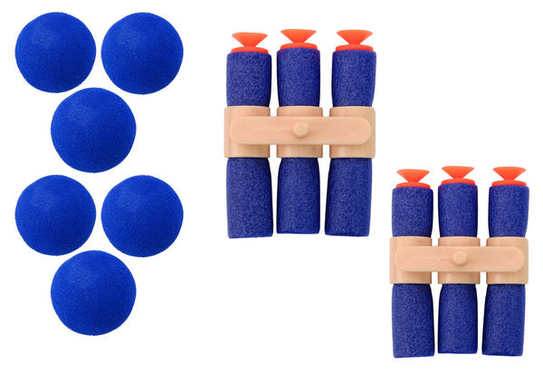 Dart Gun Foam Balls Plane Launcher Shield Set 5in1
