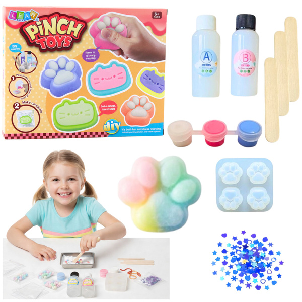 DIY-Kreativset zur Herstellung von Squishies, Katzenpfote, 44 Teile.