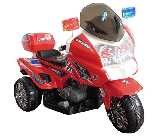 Elektromotorrad für Kinder CH815 2x35W Rot Felgen MP3-Anschluss
