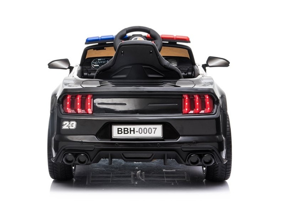 Electric Ride-On Car Police BBH0007 Black