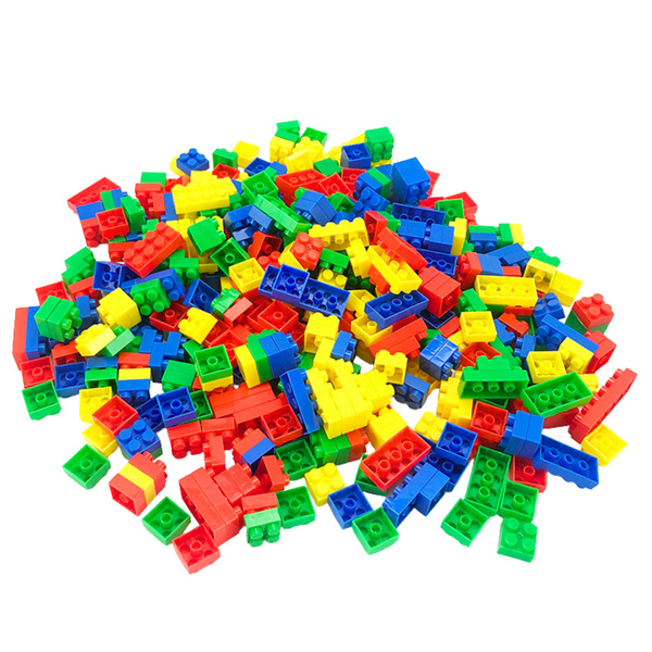 Spatial Construction Blocks in a Box, Colorful, 126 pcs.
