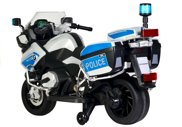 BMW Police Motorcycle Silver - Electric Ride On Motorbike