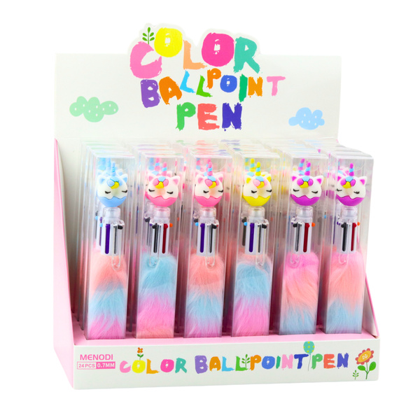 Einhorn Fell Kugelschreiber Donut Fell Farbmix 0.7mm