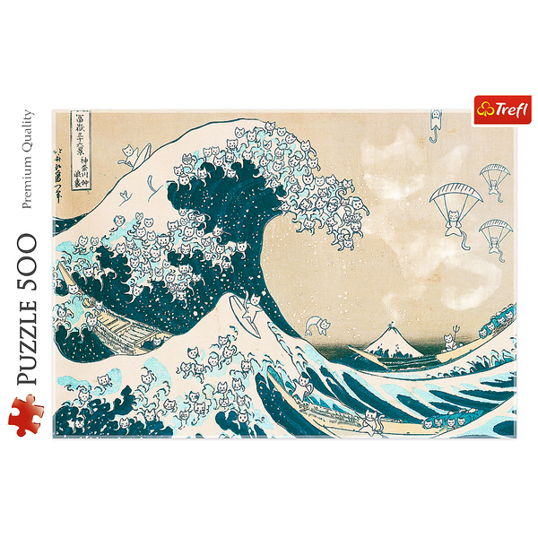 Puzzle – 500 – The Great Cat Wave Trefl 37537