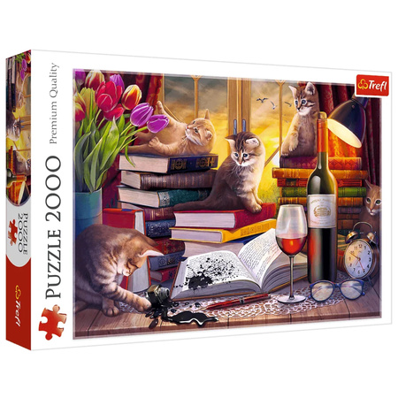 Puzzle - 2000 - Cat's Evening Trefl 27126
