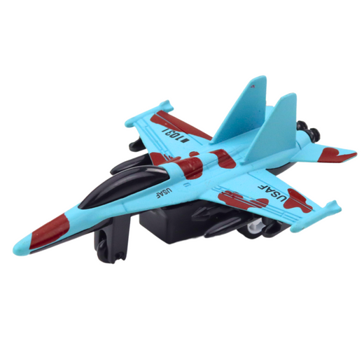 Militärjäger mit Friktionsantrieb Metall 11cm Mix