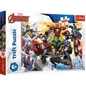 Puzzle - 100 - Siła Avengersów - Marvel Avengers - Trefl 16431