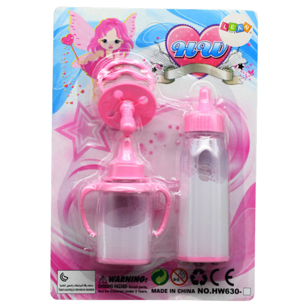 Set Babypuppenflaschen mit verschwindendem Milchschnuller