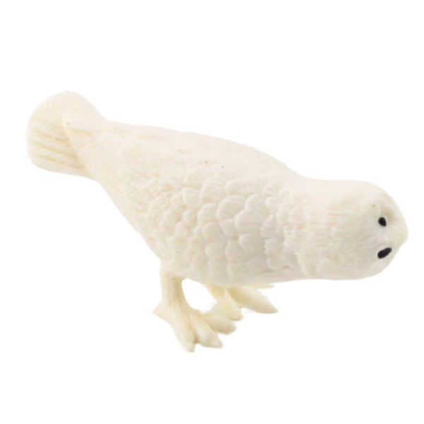 Set mit Mini-Figuren Vögel Exotische Papageien Flamingo 5 Stück.