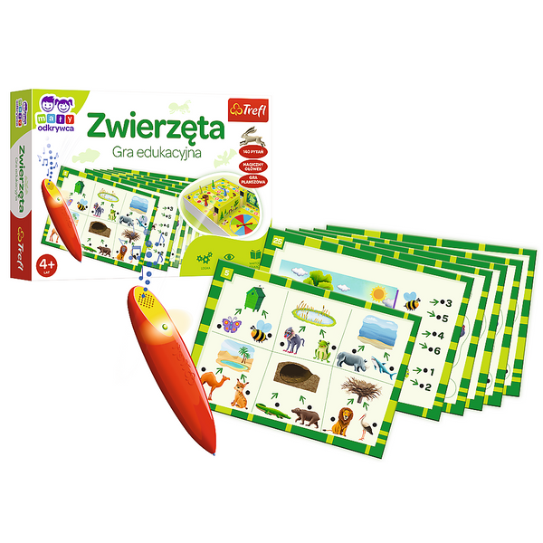 Kinderspiel Tiere Zauberstift Trefl 02111
